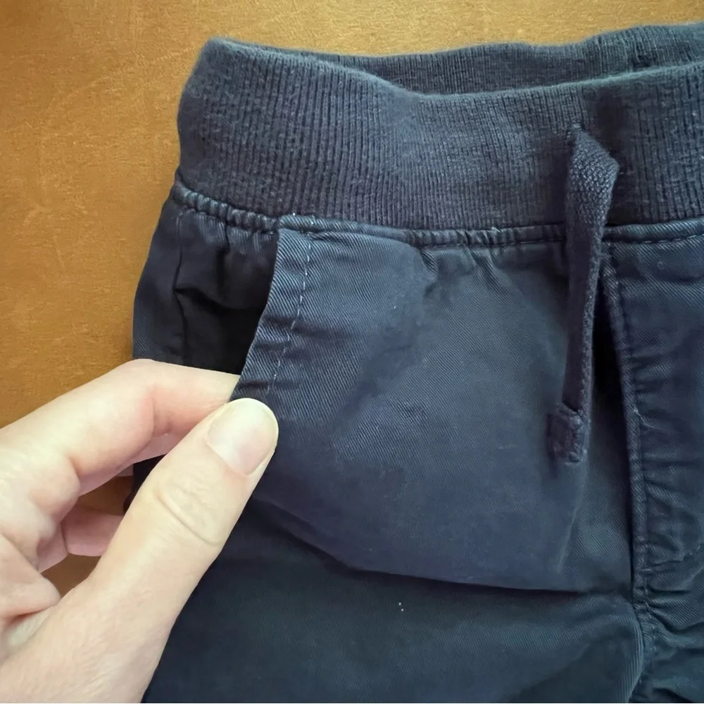 GAP Kids Boys Navy Cotton Twill Shorts, 2T